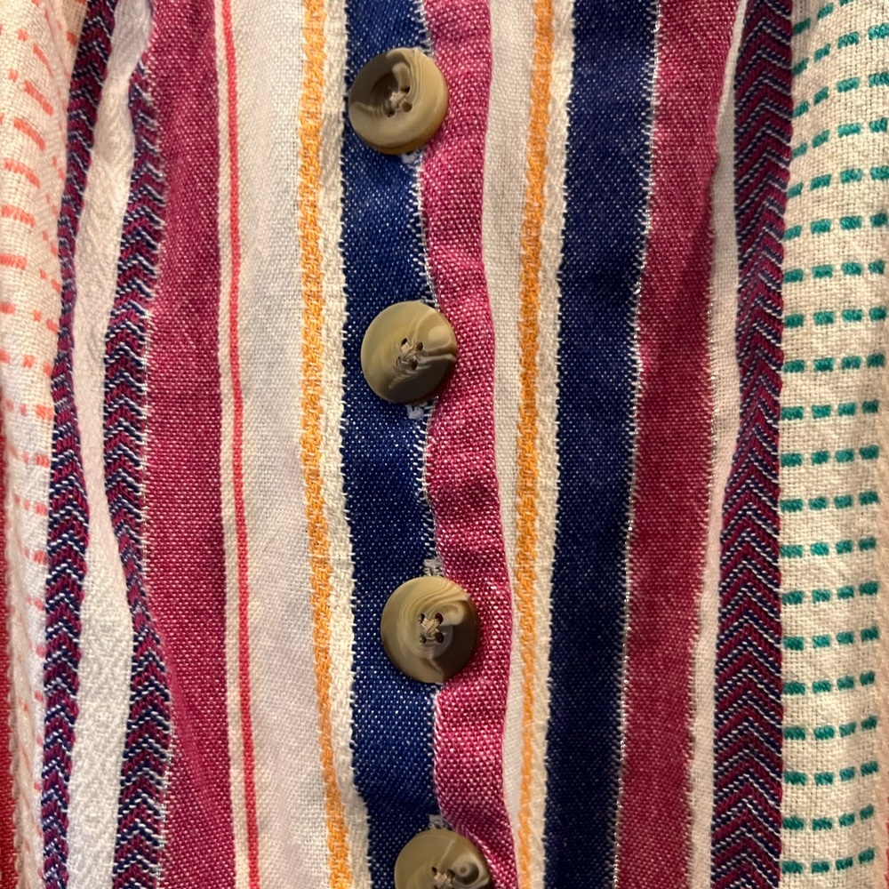 True Craft Striped Multicolor Jumpsuit - Picture 4 of 7